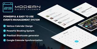 Modern Events Calendar Responsive Event Scheduler Booking For Wordpress Event Calendar Event Management System Event