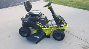 This mower features quiet cutting and emits only 70 db making this unit extremely quiet. Ryobi 48 Volt Electric Riding Lawn Mower For Sale Ronmowers