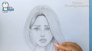 Cool art india selling painting, drawing, artifact, handicraft, sculpture and statue from emerging artists. K K Art Gallery Crying Girl Pencil Sketch How To Draw Crying Girl Facebook