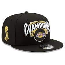 Los Angeles Lakers New Era 2020 Nba Finals Champions Locker Room 9fifty Snapback Adjustable Hat Black Los Angeles Lakers Lakers Hat Lakers