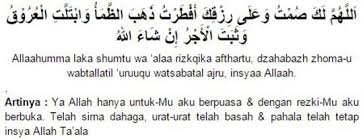 Niat Buka Puasa Sunnah Senin Kamis