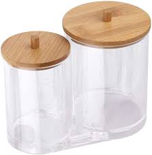 Diffrent sizes and colors are available. Tbestmax Cotton Swab Pads Holder Qtip Cotton Buds Dispenser Clear Bathroom Jar Dispenser For Storage Storage Organization Home Kitchen Fcteutonia05 De