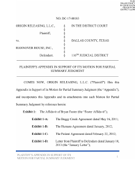 Search quotes, news, mutual fund navs. Hhse Origin Msj Summary Judgment Royalty Payment