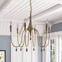 With such a wide selection of chandeliers for sale, from brands like elegant furniture & lighting, innovations lighting. Gold Finish Wood Chandeliers You Ll Love In 2021 Wayfair