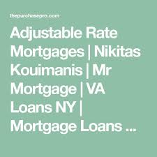 Adjustable Rate Mortgages Nikitas Kouimanis Mr Mortgage Va Loans Ny Mort Va Home Loan Watch Va Mortgage Loans Adjustable Rate Mortgage Va Mortgages