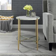 Simplihome griffen contemporary 19 inch wide metal storage accent side table in antique gold, fully assembled, end, bedside table and nightstand, for the living room and bedroom 4.8 out of 5 stars 77 $179.99 $ 179. Tables Bedside Table Nightstands Modern Metal Marble Sofa Coffee Table W Storage Shelf Home Furniture Diy