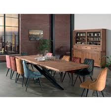 Browse online or visit a local store. Table En Teck Recycle De 2m20 Ou 3m Willow Et Pied Croix En Metal