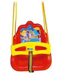 Zeus Nippon Baby Swing Multicolor Plastic Jhula With Safety T For 6 Months To 3 Year Kids Playing Indoor Outdoor Plastic Swing For Hanging In Porch Gift Item Amazon In Baby Products