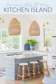Many Stools Fit At My Kitchen Island