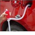 Manual gasoline transfer pump