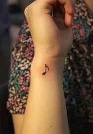 A tattoo of this size can be placed anywhere, but the most popular areas tend to be on the ankle, the wrist or behind the ear. 89 Creative Music Tattoos That Are Sure To Blow Your Mind Warmart Ink Tattoo And Body Piercing