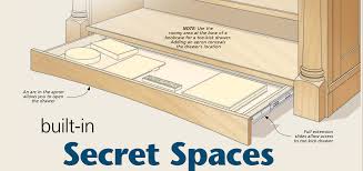 I also enjoy designing and building my own furniture. Built In Secret Spaces Woodsmith