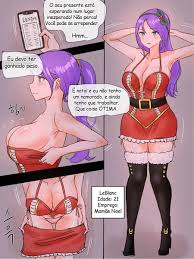 Comendo mamãe Noel na véspera de Natal - Hentai - Quadrinhos de Sexo
