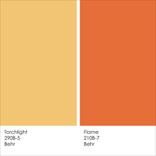 Farbgestaltung Und Wandfarben Ideen Umgang Mit Gelb Und Orange Wandfarben Ideen Wandfarbe Familienzimmer Einrichtung