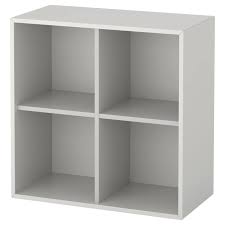 Eket Schrank Mit 4 Fachern Hellgrau Ikea Deutschland In 2020 Ikea Eket Wall Mounted Shelving Unit Eket