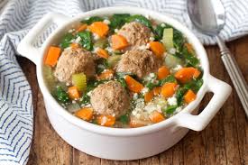 Healthy Italian Wedding Soup Recipe With Cauliflower Rice Recipe Italian Wedding Soup Recipe Hungry Girl Recipes Healthy Italian