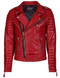 Kay Michaels Quilted Biker Pop Red Boda Skins Kozhanaya Bajkerskaya Kurtka Kurtka Bajkerskaya Kurtka