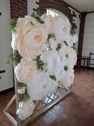 Pin By Maura On Recruitment Day 1 2 Paper Flower Backdrop Giant Paper Flowers Wedding Decorations