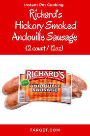 Richard S Andouille Sausage Is The First Choice Of Cajun Country Uniquely Blended With Richard S Cajun Spices It Smoked Andouille Andouille Sausage Andouille