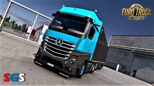 Ets2 1 39 Mercedes Benz New Actros 2019 V1 5 By Actros 5 Crew Truck Mod Youtube