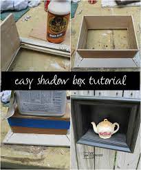Easy Shadow Box Project Diy Shadow Box Box Frames Shadow Box