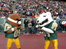 Marco diaz, the 1980s edmonton eskimo player. The Edmonton Eskimos Mascots Punter And Nanook Having A Fight Youtube