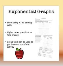 Ict Exponential Curve Interactive Activity Algebra1 Interactive Activities Teaching Activities Math Lessons