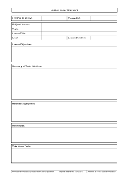 Lesson Plan Template Free Large Images Blank Lesson Plan Template Lesson Plan Template Free Editable Lesson Plan Template