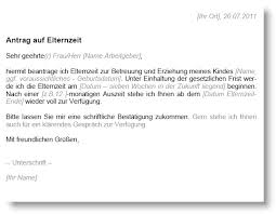 Und wie geht es jetzt mit meinem job weiter? Elternzeit Antrag Vater Muster