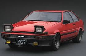 1:32 initial d toyota trueno ae86 alloy diecast car model, sports car toys for kids and adults. Toyota Sprinter Trueno Ae86 2door Gt Apex Red Diecast Car Hobbysearch Diecast Car Store
