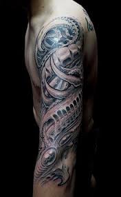 Optical Illusion Tattoos Page 33 Biomechanical Tattoo Biomechanical Tattoo Design Organic Tattoo