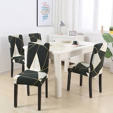 Free 2 hour pickup at clybourn place. String Printed Stretchable Chair Cover For Dining Chairs
