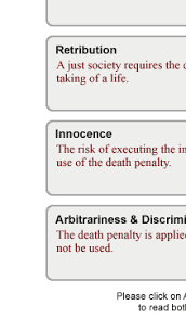 Arguments For And Against The Death Penalty Table Of Contents