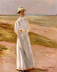 The Artist S Daughter Walking On The Beach Max Liebermann Artist Impressionist Paintings Beach Walk
