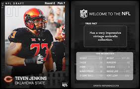 Chicago bears news from fansided daily. Round 2 Pick 7 Teven Jenkins Ot Oklahoma State Chicago Bears Nfl