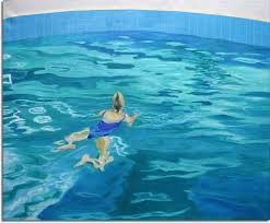 Painting Swimming Pool Water Swimming Pool Artwork Pool Artwork Swimming Pool Art