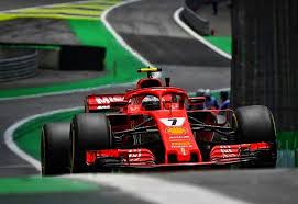 2018 Brazil Gp Ferrari S Kimi Raikkonen Putting His Scuderia Ferrari Sf71h Car Through It S Paces At Practice F Brazilian Grand Prix Kimi Raikkonen Formula 1
