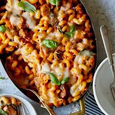 Creamy Pork And Tomato Baked Pasta Recipe Baked Tomatoes Pasta Bake Pork Dishes