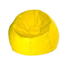 Buy Classic Bean Bag Chair Color Yellow Matte Bean Bag Chair Leather Bean Bag Leather Bean Bag Chair