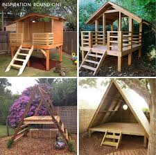 These free playhouse plans can help you build the ultimate hideaway for the kids. Building Our Backyard Castle With Wood Naturally Fort Roundup Emily Henderson