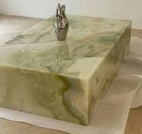 TMZ OEM Onix personalizado verde ónix mesa de mármol verde mesa de centro  de mármol verde para decoración de interiores