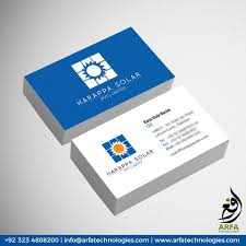 There are tons of templates you can personalize or start from scratch. Harrappa Solar Business Card Design Business Card Design Cool Business Cards Custom Business Cards