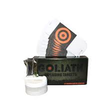 Is it safe to use a tannerite binary exploding target? Tannerite Goliath 22 Caliber Rimfire Targets 8 Pack