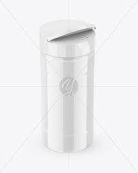 Download Opened Glossy Salt Jar Mockup In Jar Mockups On Yellow Images Object Mockups