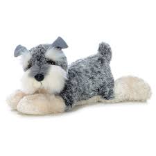 Aurora Flopsie 12 Ludwig In 2021 Plush Dog Toys Miniature Schnauzer Plush Dog