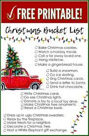 Here S A Free Printable Christmas Bucket List That I Ve Created To Keep Track Of All The Holiday Christmas Bucket List Christmas Card Writing Christmas Bucket