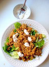 Indian Spiced Ground Turkey And Lettuce Salad Keema Recipes Indian Food Recipes Healthy Indian Recipes