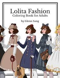 Lolita jewelery by yampuff on deviantart. Lolita Fashion Coloring Book For Adults Song Glenn Amazon De Bucher
