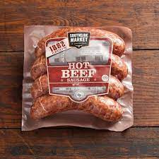 Original "1882" Hot Beef Sausage By Southside Market & Barbeque - Goldbelly