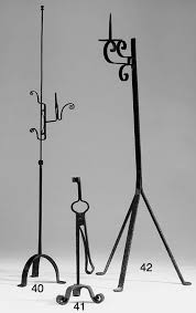 Never miss new arrivals that match exactly what you're looking for! A Wrought Iron Candle Holder 19th Century